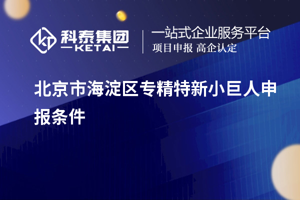北京市海淀区<a href=//jiuyouhuitech.com/fuwu/zhuanjingtexin.html target=_blank class=infotextkey>专精特新小巨人申报</a>条件