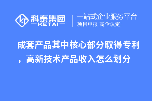 成套产品其中核心部分取得专利,高新技术产品收入怎么划分