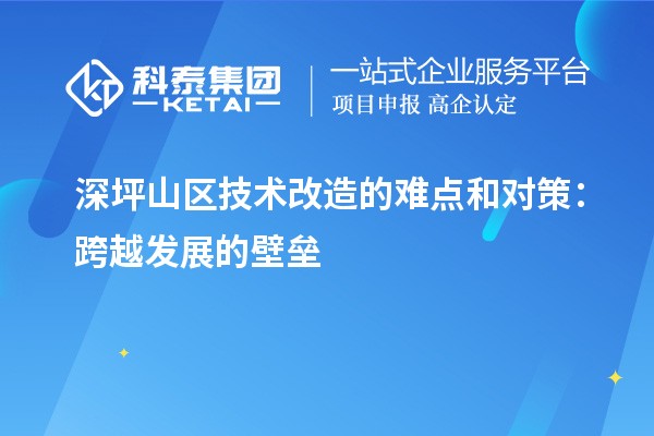 深坪山区技术改造的难点和对策:跨越发展的壁垒
