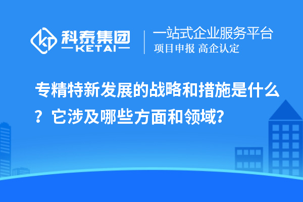 专精特新发展的战略和措施是什么?它涉及哪些方面和领域?
