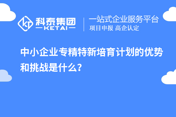 中小企业专精特新培育计划的优势和挑战是什么?