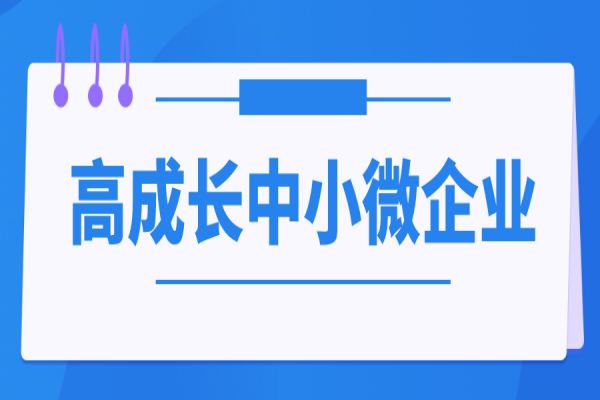 2023年中山市中小企业发展资金高成长中小微企业项目入库
