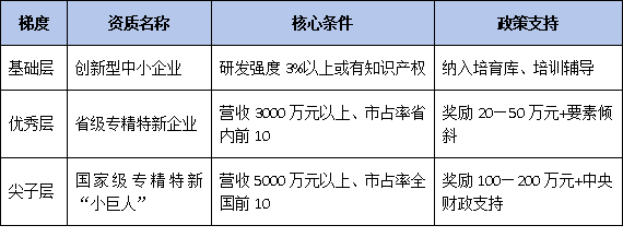 从“小微”到“规上”再到“专精特新”:解读政策叠加的阶梯式成长路线图